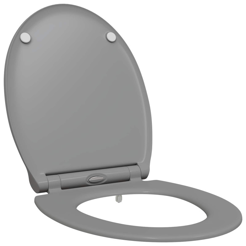 Deska toaletowa Szary 47 x 37,5 x 3,8 cm Duroplast