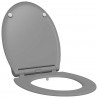 Deska toaletowa Szary 47 x 37,5 x 3,8 cm Duroplast