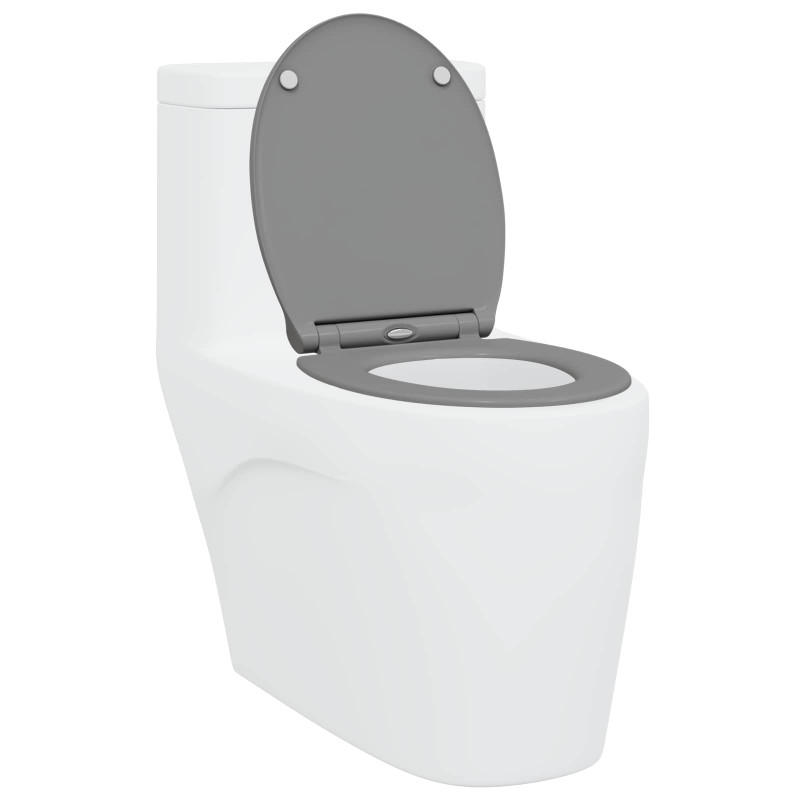 Deska toaletowa Szary 47 x 37,5 x 3,8 cm Duroplast