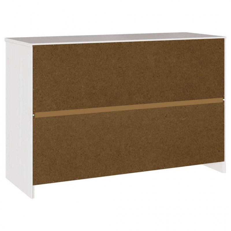Bufet Drammen Biały 114 x 43 x 75,5 cm Lite drewno sosnowe