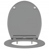 Deska toaletowa Szary 47 x 37,5 x 3,8 cm Duroplast
