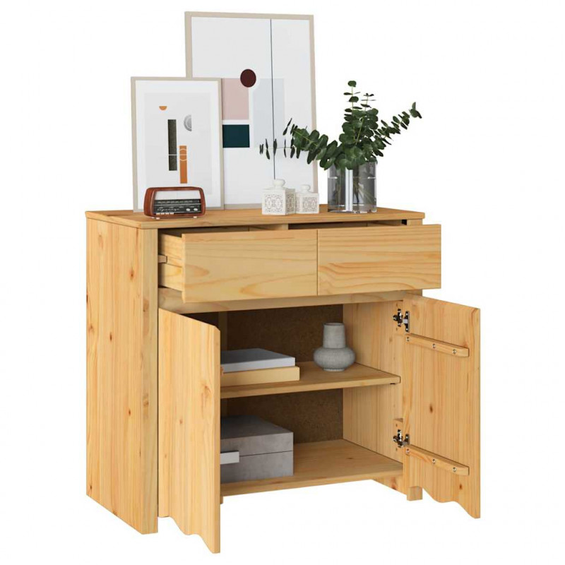 Bufet Drammen Dąb 79 x 43 x 75,5 cm Lite drewno sosnowe