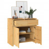 Bufet Drammen Dąb 79 x 43 x 75,5 cm Lite drewno sosnowe