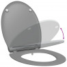 Deska toaletowa Szary 47 x 37,5 x 3,8 cm Duroplast