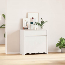 Bufet Drammen Biały 79 x 43 x 75,5 cm Lite drewno sosnowe