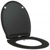 Deska toaletowa Czarny 47 x 37,5 x 3,8 cm Duroplast