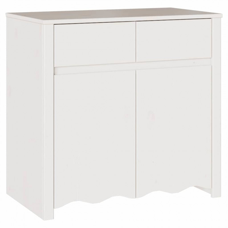 Bufet Drammen Biały 79 x 43 x 75,5 cm Lite drewno sosnowe
