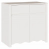 Bufet Drammen Biały 79 x 43 x 75,5 cm Lite drewno sosnowe