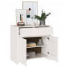 Bufet Drammen Biały 79 x 43 x 75,5 cm Lite drewno sosnowe
