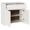 Bufet Drammen Biały 79 x 43 x 75,5 cm Lite drewno sosnowe