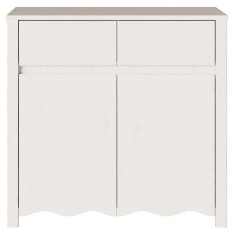 Bufet Drammen Biały 79 x 43 x 75,5 cm Lite drewno sosnowe
