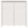 Bufet Drammen Biały 79 x 43 x 75,5 cm Lite drewno sosnowe