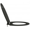 Deska toaletowa Czarny 47 x 37,5 x 3,8 cm Duroplast