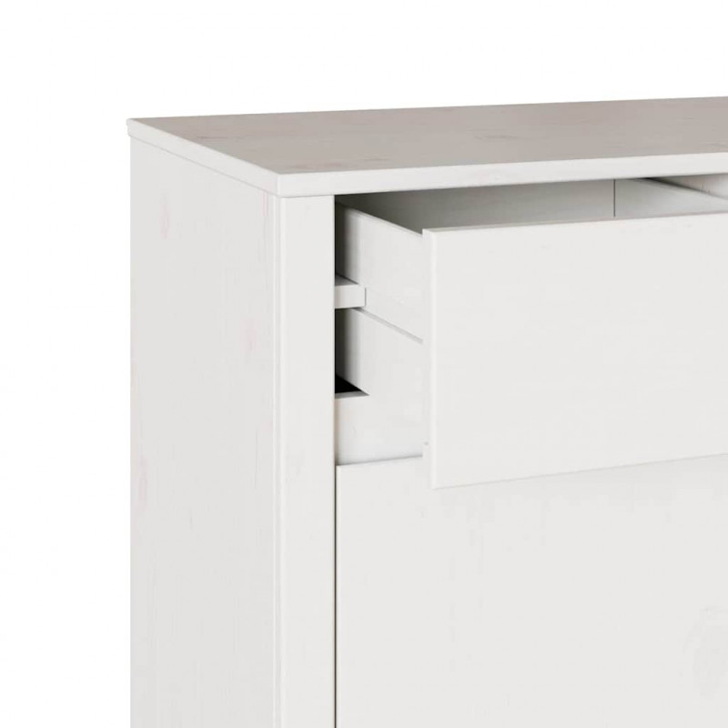 Bufet Drammen Biały 79 x 43 x 75,5 cm Lite drewno sosnowe