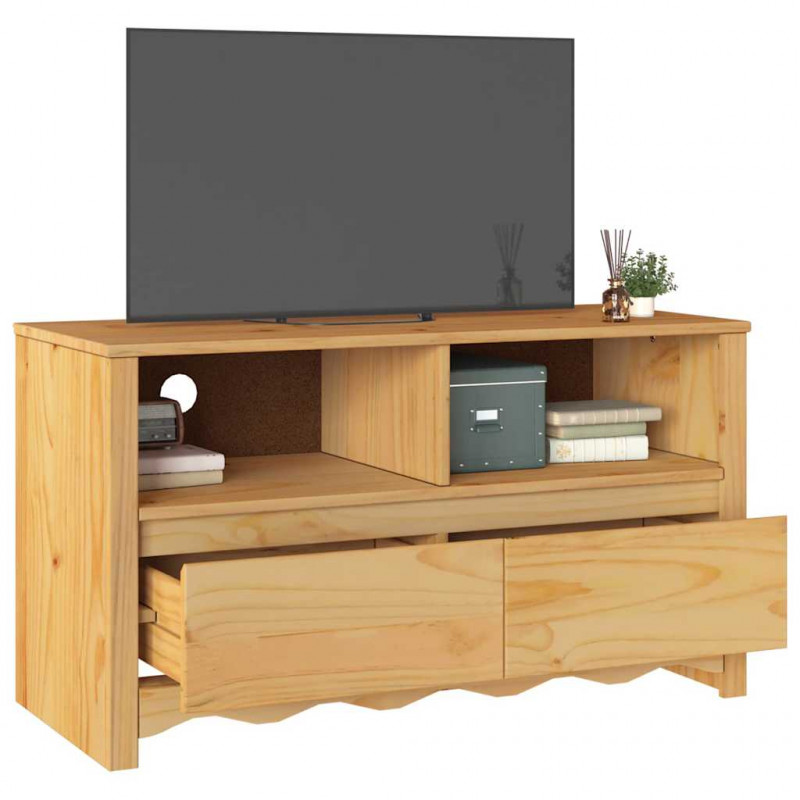Szafka na telewizor z szufladą Drammen Dąb 99 x 43 x 55 cm