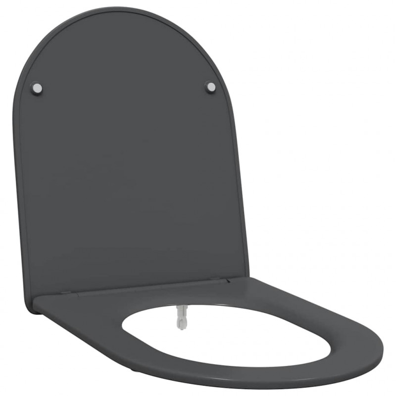 Deska toaletowa Antracyt 47 x 36 x 3,4 cm Duroplast