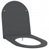 Deska toaletowa Antracyt 47 x 36 x 3,4 cm Duroplast