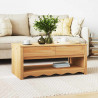 Stolik kawowy Drammen Dąb 99 x 55 x 45 cm Lite drewno sosnowe