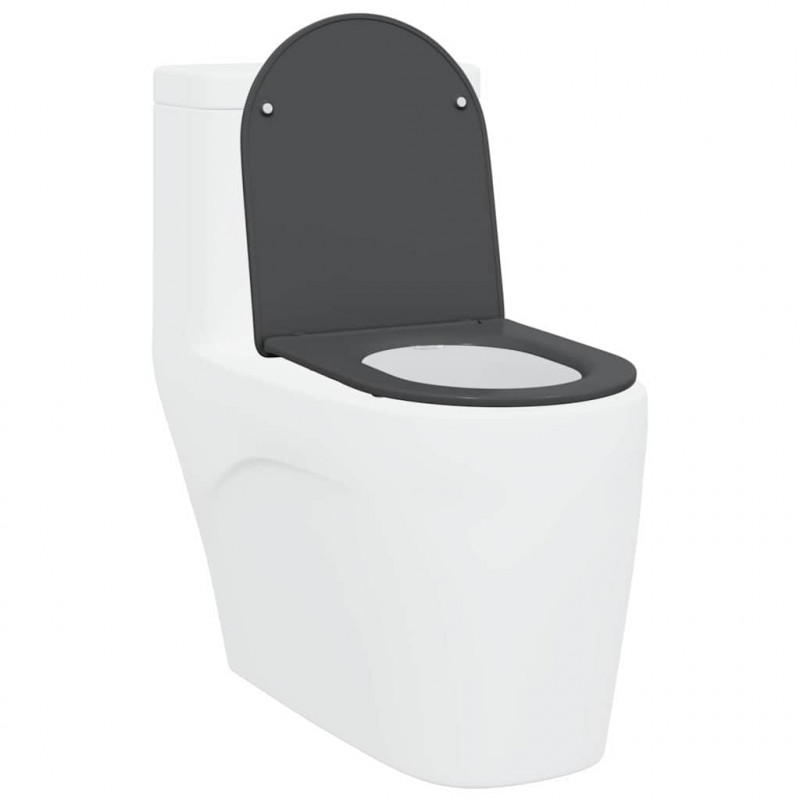 Deska toaletowa Antracyt 47 x 36 x 3,4 cm Duroplast