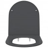 Deska toaletowa Antracyt 47 x 36 x 3,4 cm Duroplast