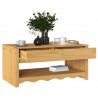 Stolik kawowy Drammen Dąb 99 x 55 x 45 cm Lite drewno sosnowe