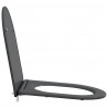 Deska toaletowa Antracyt 47 x 36 x 3,4 cm Duroplast