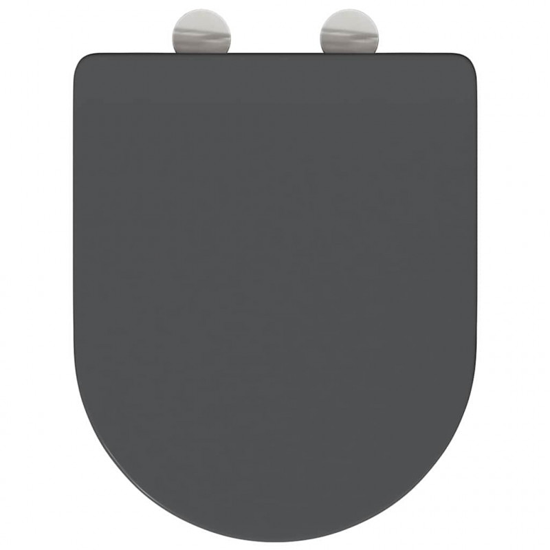 Deska toaletowa Antracyt 47 x 36 x 3,4 cm Duroplast