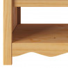 Stolik kawowy Drammen Dąb 99 x 55 x 45 cm Lite drewno sosnowe