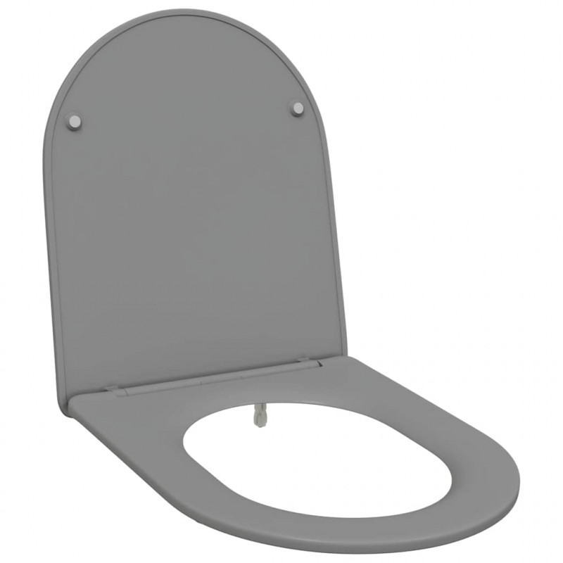 Deska toaletowa Szary 47 x 36 x 3,4 cm Duroplast