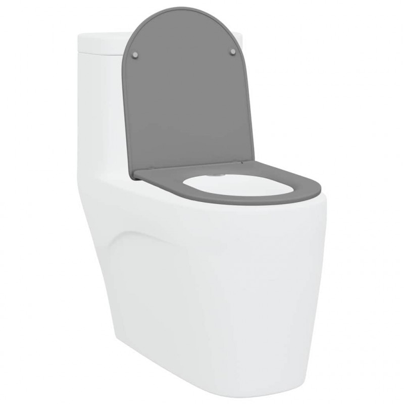 Deska toaletowa Szary 47 x 36 x 3,4 cm Duroplast