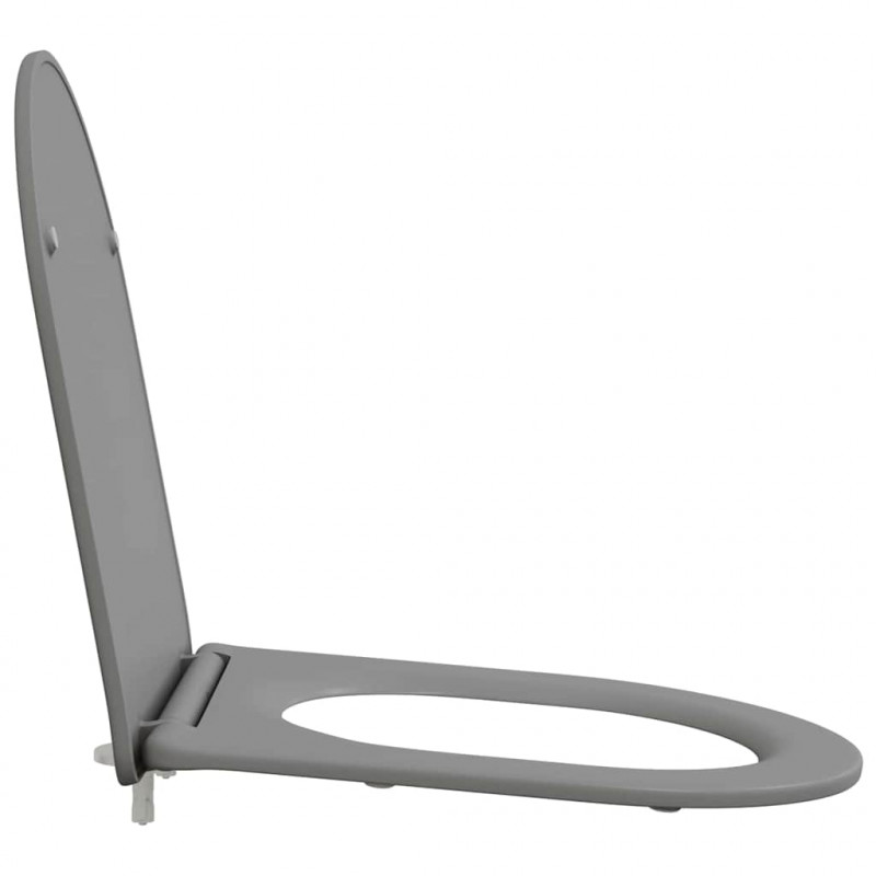 Deska toaletowa Szary 47 x 36 x 3,4 cm Duroplast