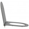 Deska toaletowa Szary 47 x 36 x 3,4 cm Duroplast