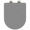 Deska toaletowa Szary 47 x 36 x 3,4 cm Duroplast