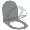 Deska toaletowa Szary 47 x 36 x 3,4 cm Duroplast