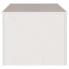 Stolik kawowy Drammen Biały 99 x 55 x 45 cm Lite drewno sosnowe