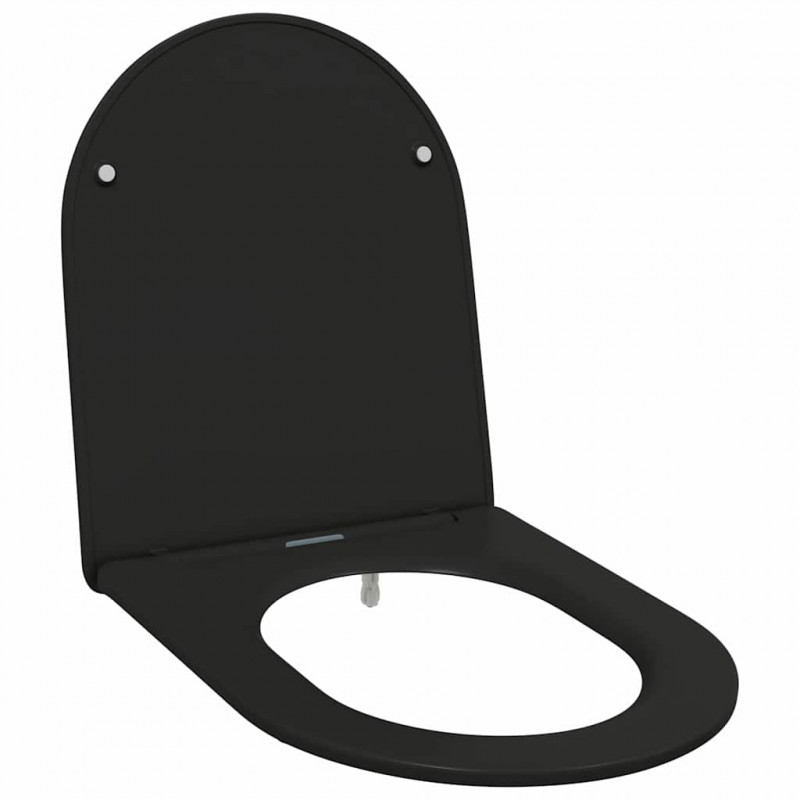 Deska toaletowa Czarny 47 x 36 x 3,4 cm Duroplast