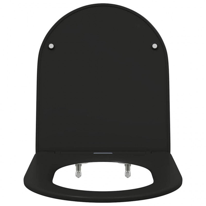 Deska toaletowa Czarny 47 x 36 x 3,4 cm Duroplast
