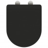 Deska toaletowa Czarny 47 x 36 x 3,4 cm Duroplast
