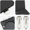 Deska toaletowa Czarny 47 x 36 x 3,4 cm Duroplast