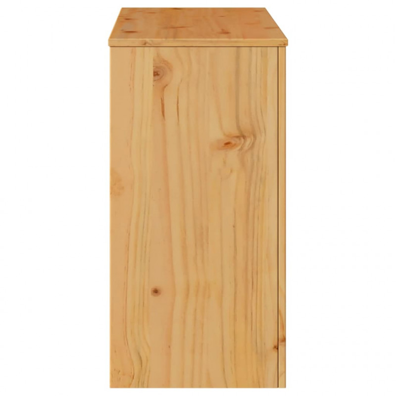 Konsola Drammen Dąb 89,5 x 37 x 73 cm Lite drewno sosnowe