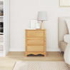 Stolik kawowy Drammen Dąb 45 x 35 x 56 cm Lite drewno sosnowe