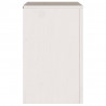 Stolik kawowy Drammen Biały 45 x 35 x 56 cm Lite drewno sosnowe