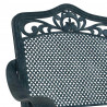 Krzesło Ogrodowe 2 pcs Zielony 64 x 62 x 93cm Aluminium