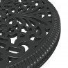 Zestaw Bistro Ogrodowego 3 pcs Czarny Aluminium