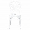 Zestaw Bistro Ogrodowego 3 pcs Biały Aluminium