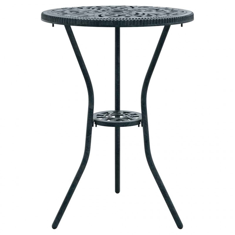 Zestaw Bistro Ogrodowego 3 pcs Zielony Aluminium