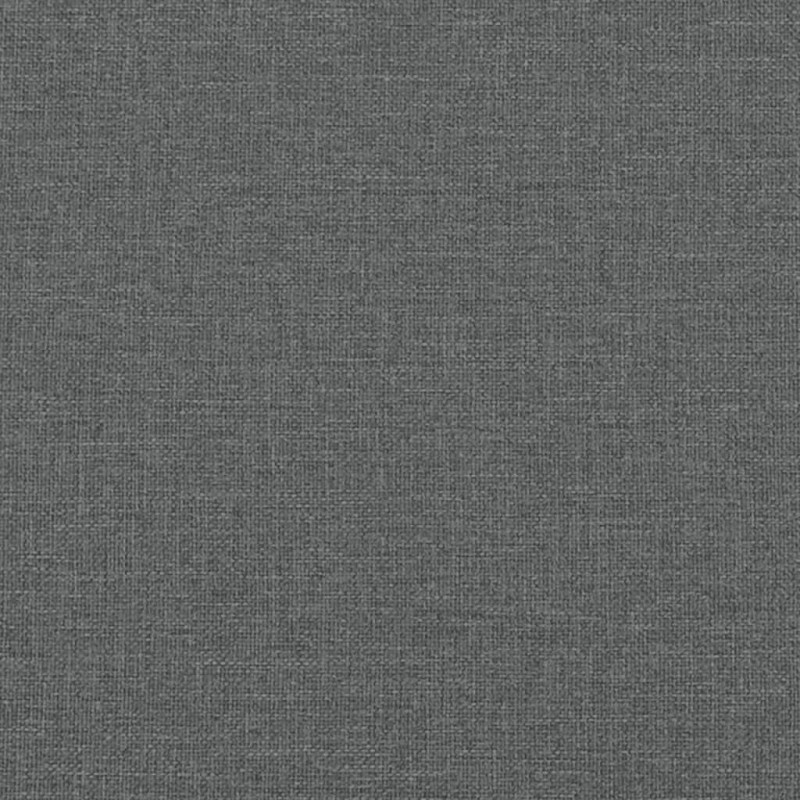 Łóżko z materacem, ciemnoszare, 140x200 cm, obite tkaniną