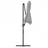 Parasol plażowy piaskowy 372 x 198 x 243 cm