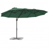 Parasol plażowy Zielony 372 x 198 x 243 cm