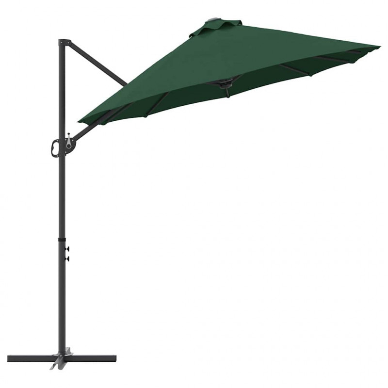 Parasol plażowy Zielony 372 x 198 x 243 cm